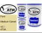 Preview: Ford, Medium Camel, VC / 4T3A: 500ml Lackdose + 500ml Klarlack + 250ml Härter - Set, von ATW Autoteile West.